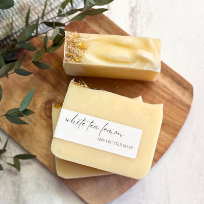 White Tea Lemon Shea Butter Soap