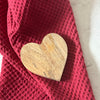 Teakwood Heart Coaster