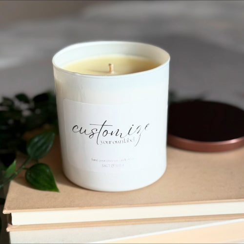 Your Message Here Customized Celebration Candle