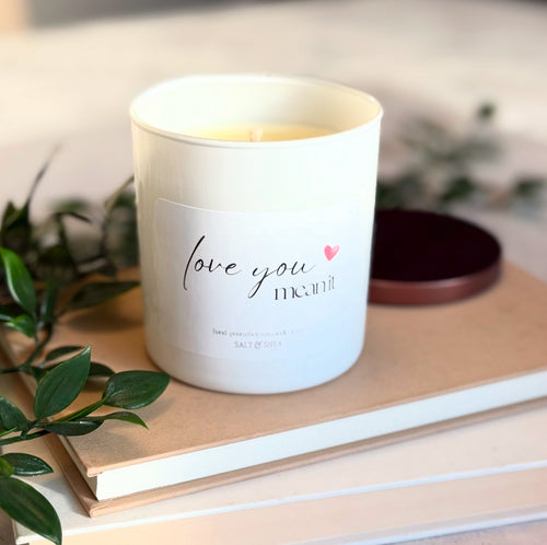 Love You, Mean It Celebration Candle